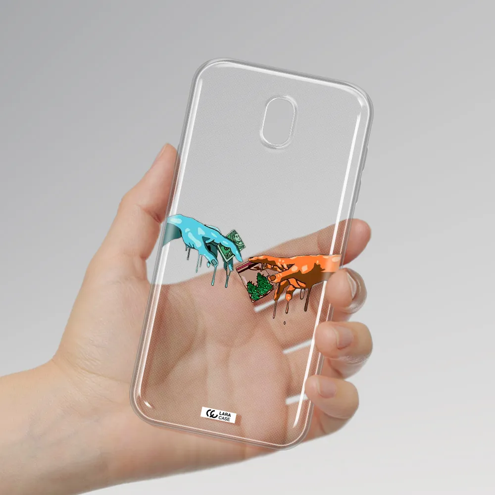 Pass The Weed Samsung J7 Pro Clear TPU Case