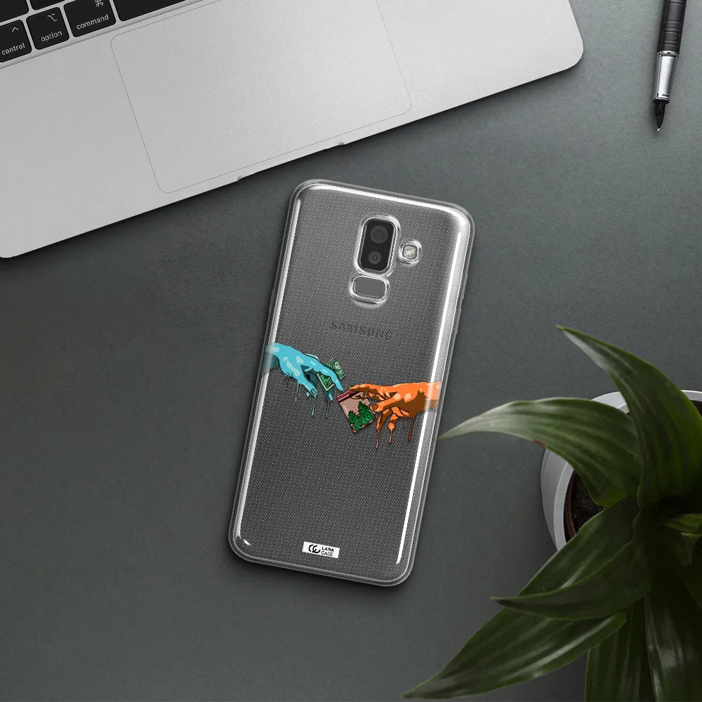 Pass The Weed Samsung J8 Clear TPU Case