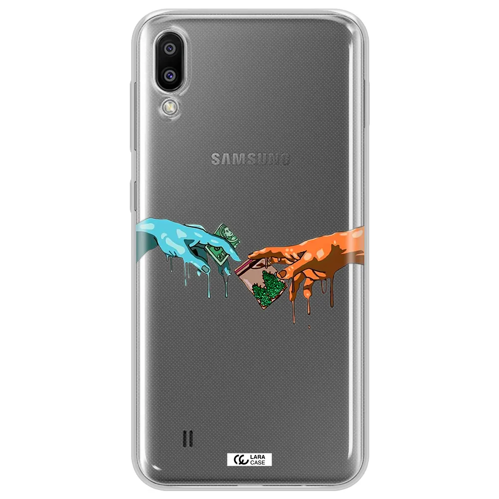 Pass The Weed Samsung M10 Clear TPU Case