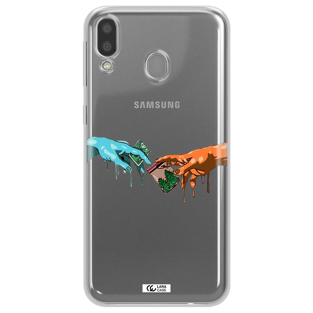 Pass The Weed Samsung M20 Clear TPU Case