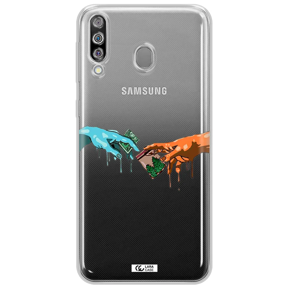 Pass The Weed Samsung M30 Clear TPU Case