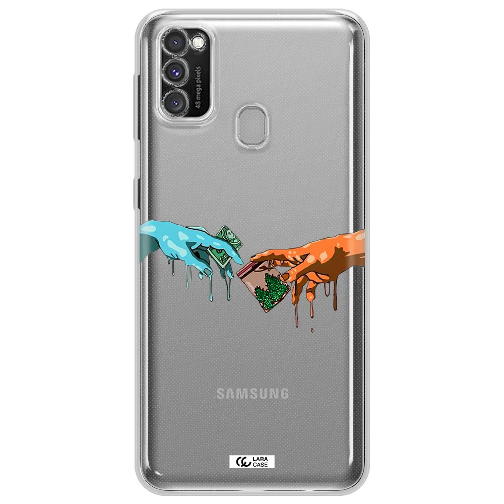 Pass The Weed Samsung M30S Clear TPU Case