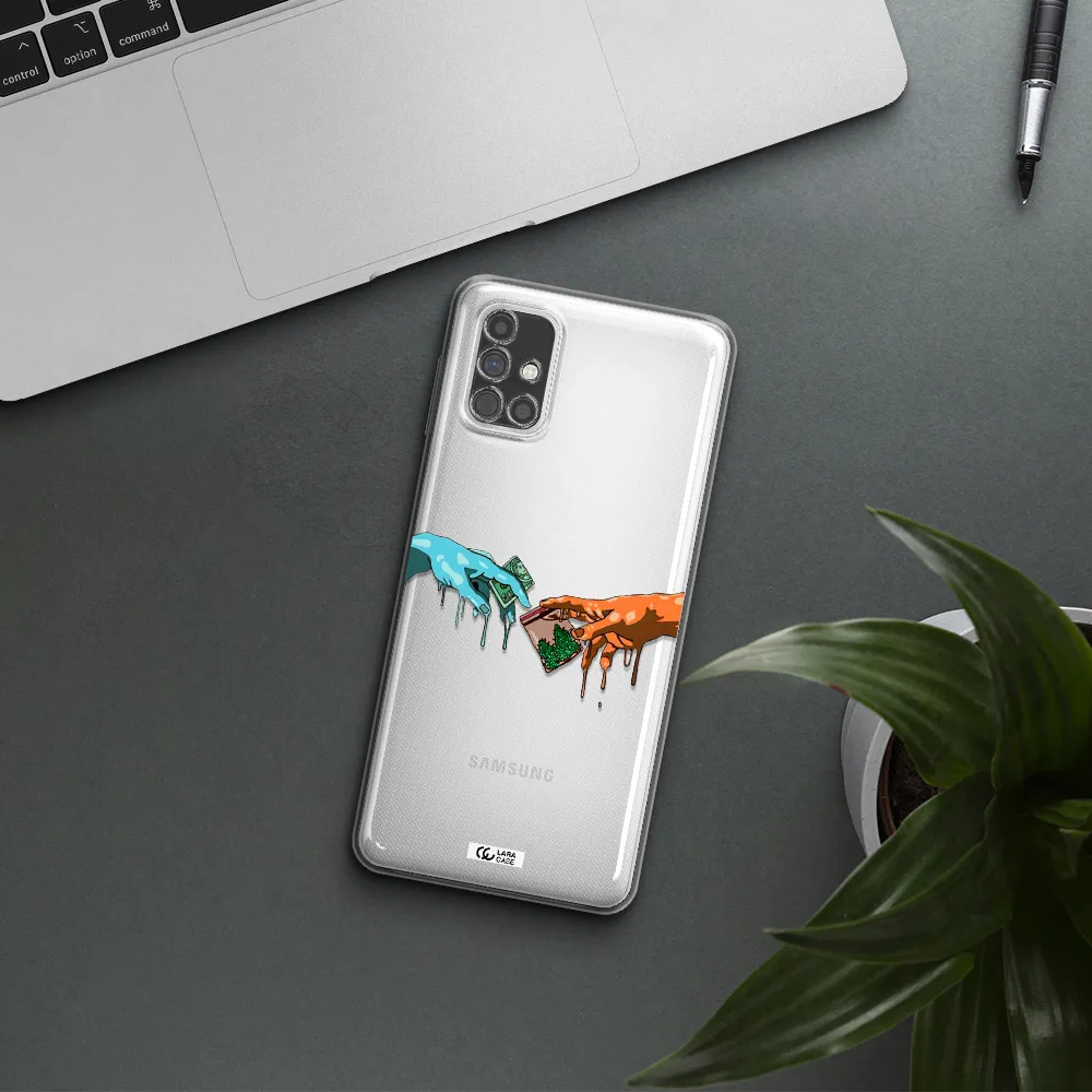 Pass The Weed Samsung M51 Clear TPU Case