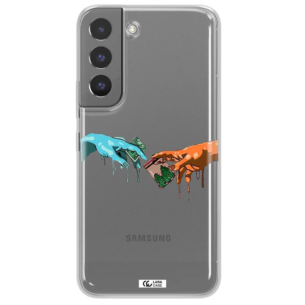 Pass The Weed Samsung S 22 Plus Clear TPU Case