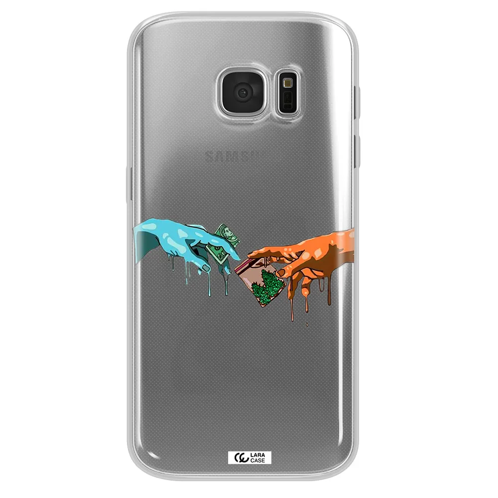 Pass The Weed Samsung S 7 Clear TPU Case