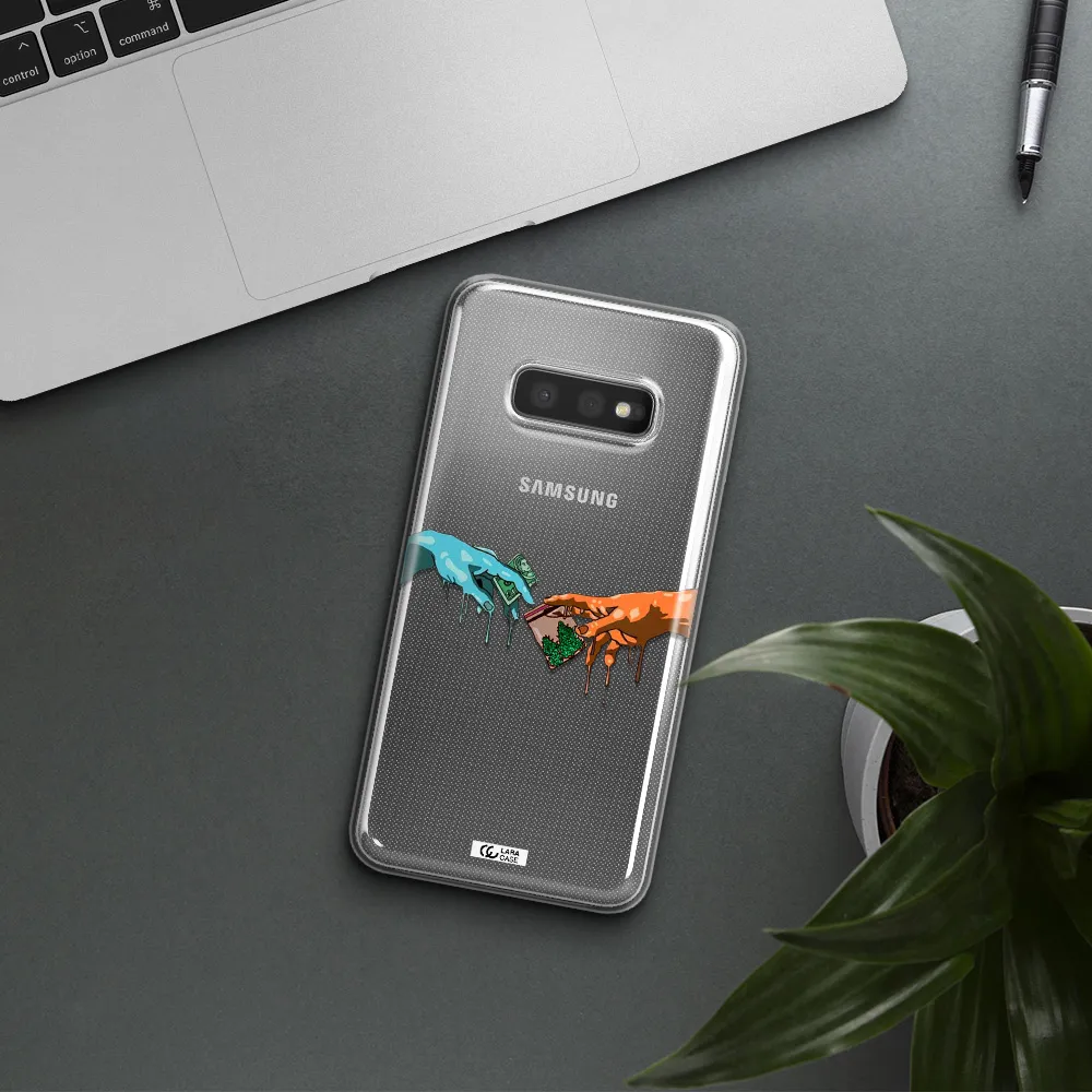 Pass The Weed Samsung S10e Clear TPU Case
