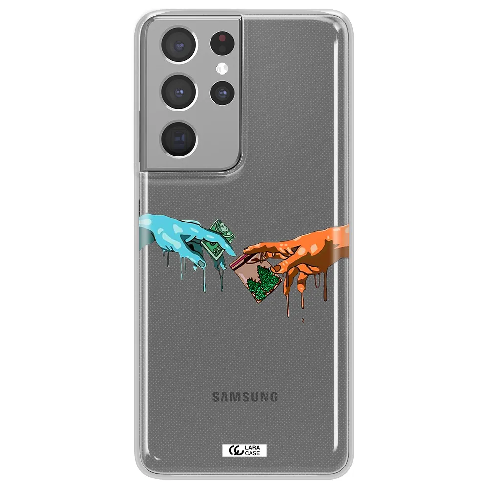 Pass The Weed Samsung S21 Ultra Clear TPU Case