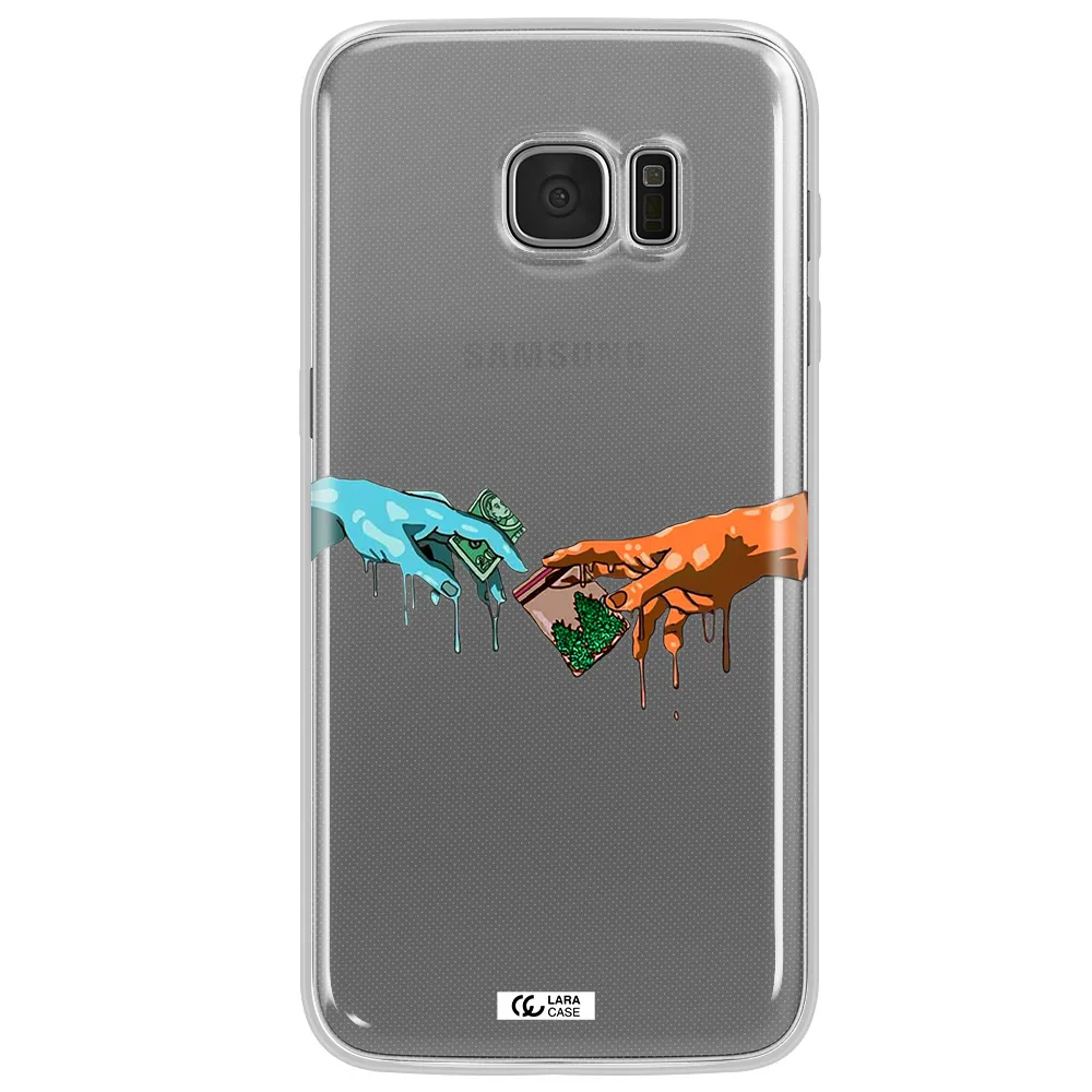 Pass The Weed Samsung S7 Edge Clear TPU Case