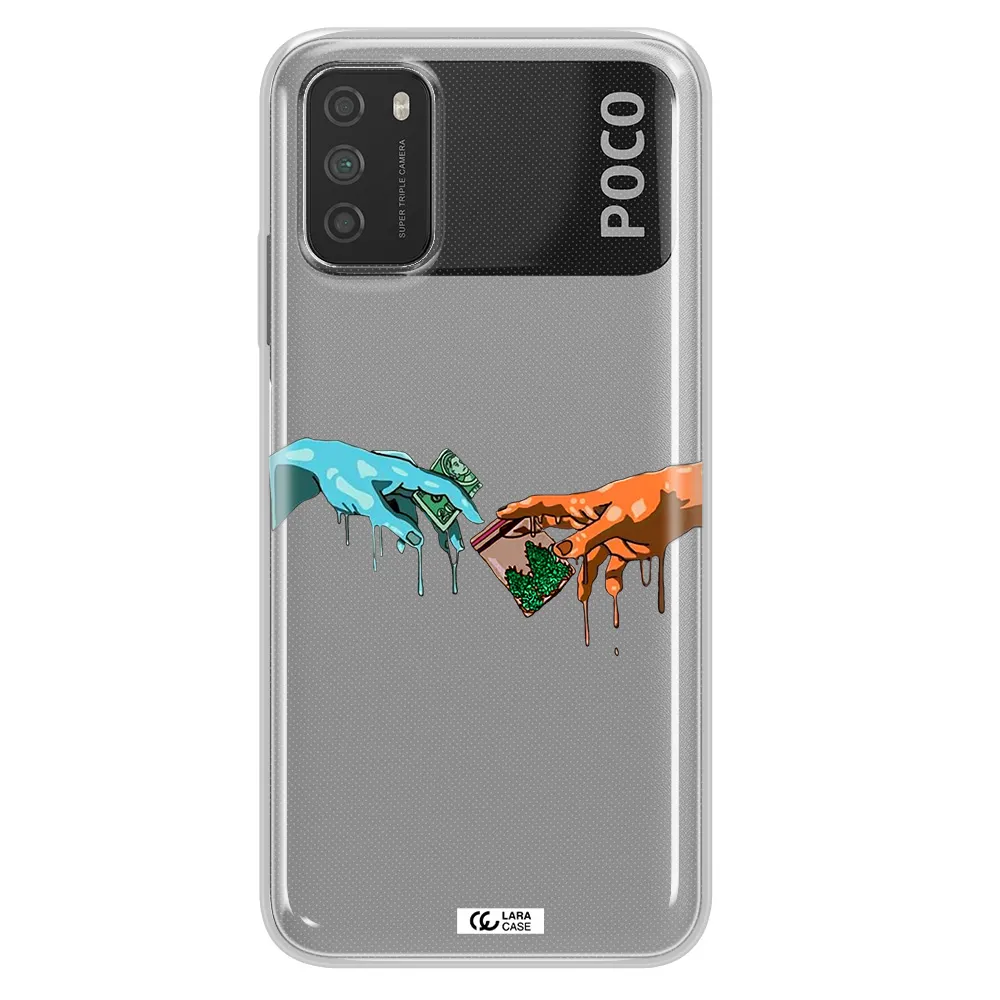 Pass The Weed Xiaomi Poco M3 Clear TPU Case