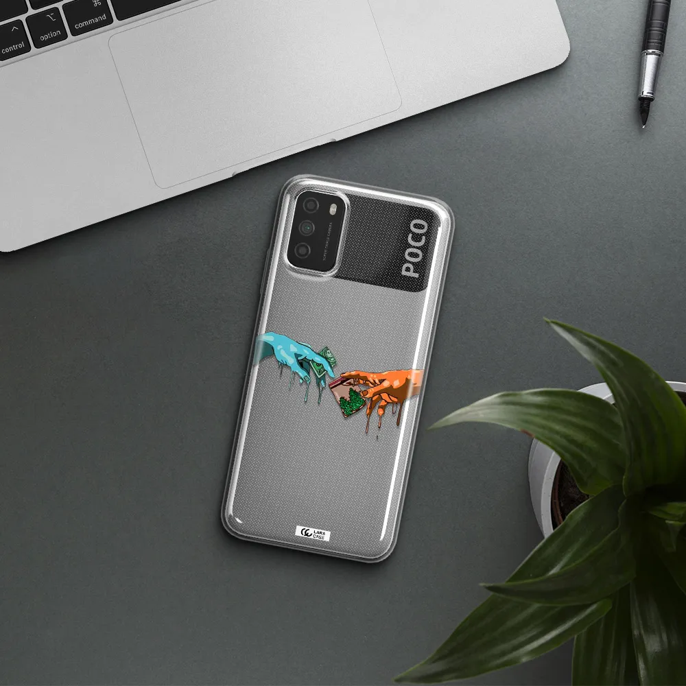 Pass The Weed Xiaomi Poco M3 Clear TPU Case