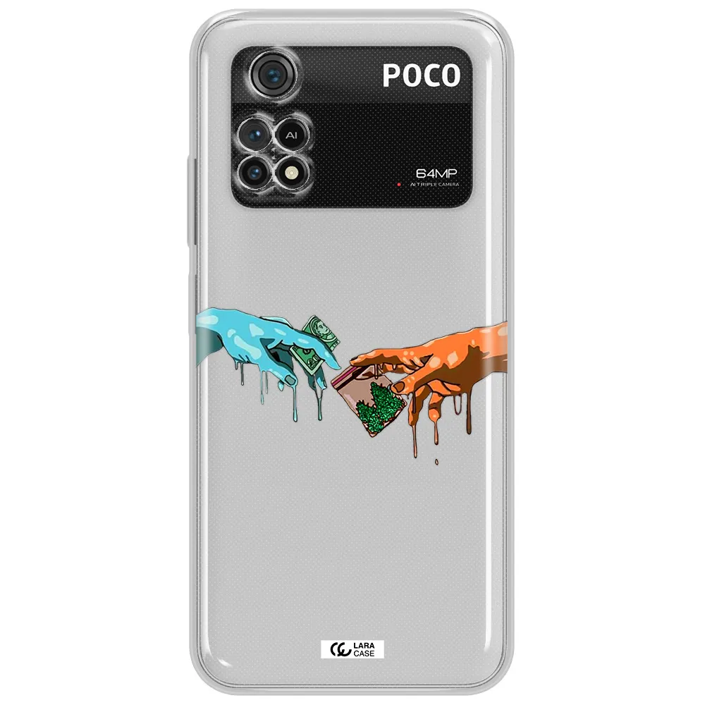 Pass The Weed Xiaomi Poco M4 Pro 4G Clear Tpu Case