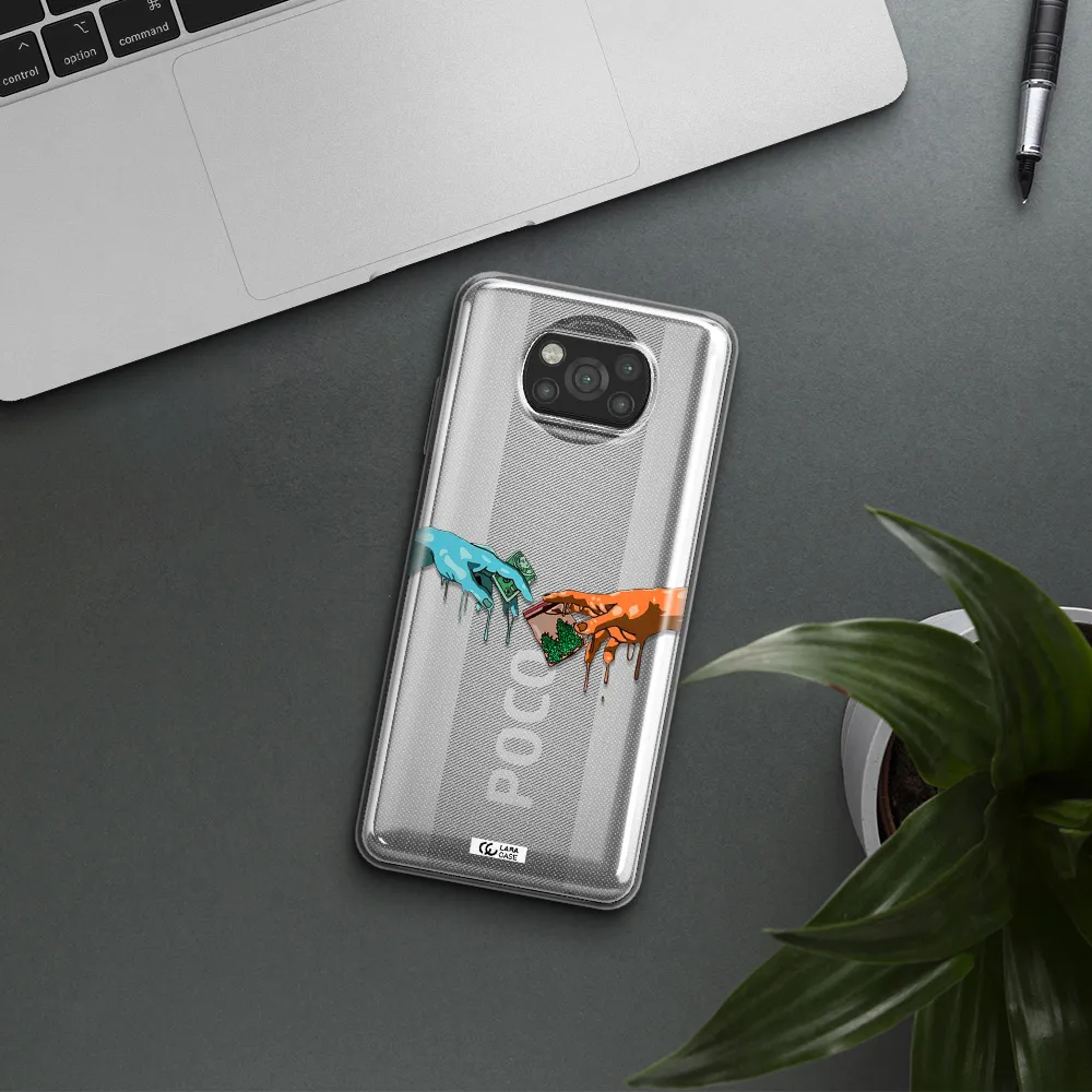 Pass The Weed Xiaomi Poco X3 Clear TPU Case