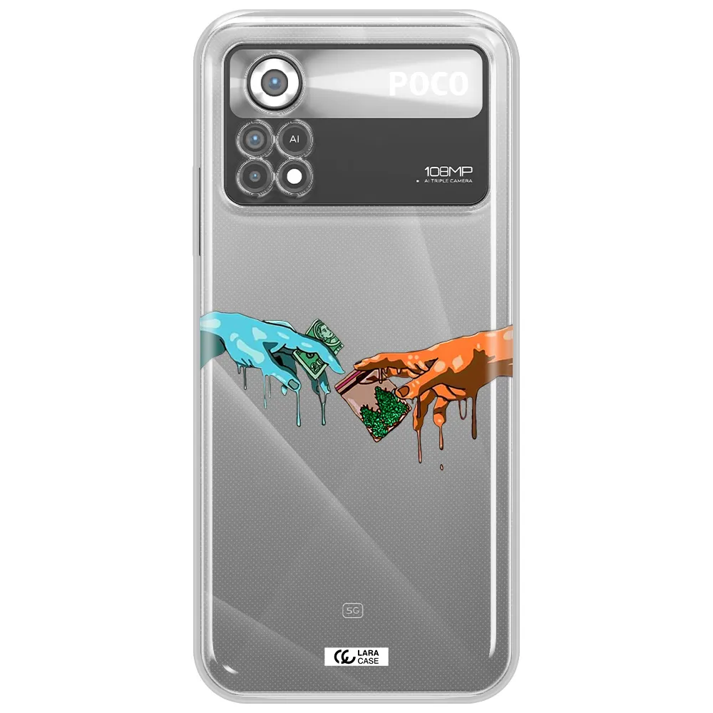 Pass The Weed Xiaomi Poco X4 Pro Clear TPU Case