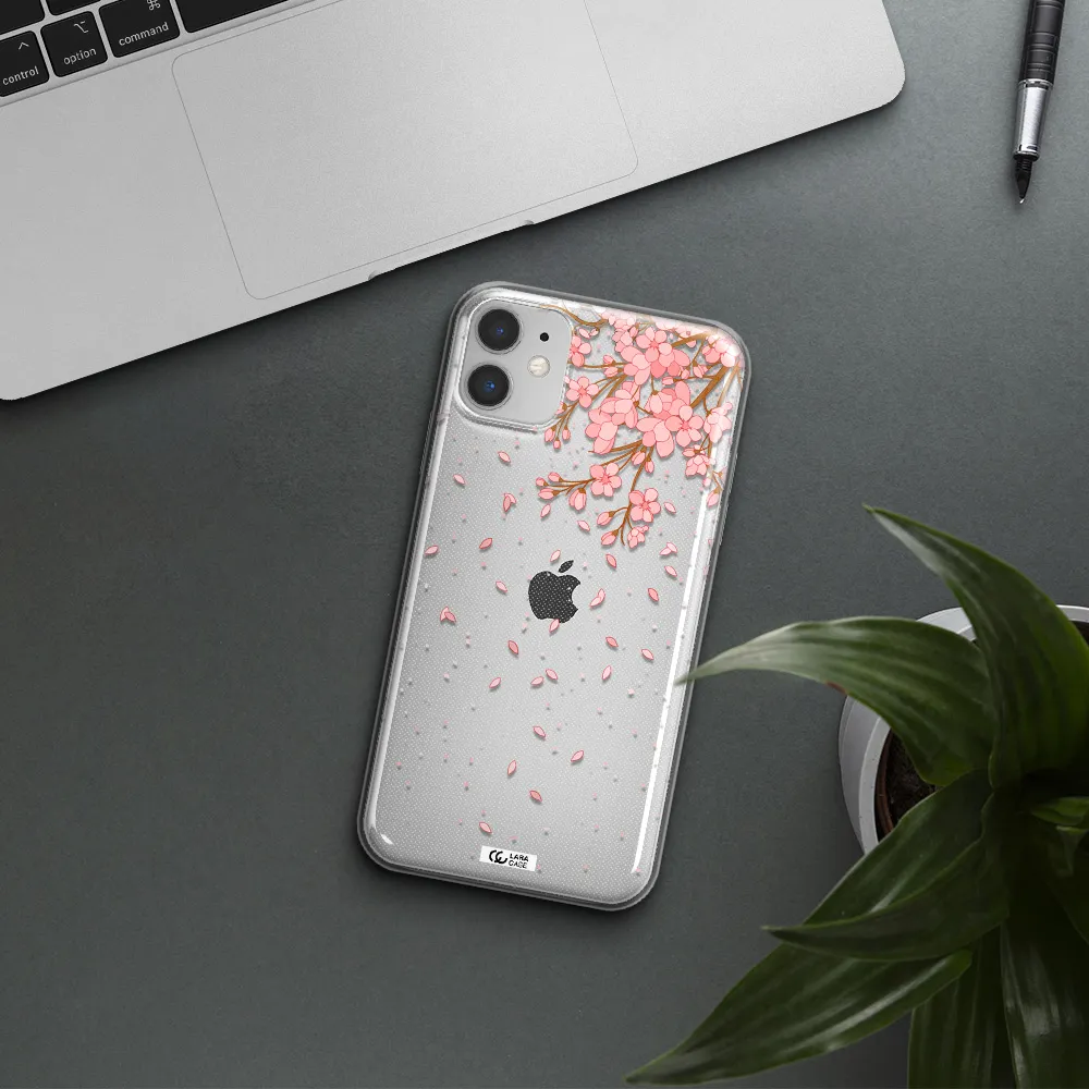 Sakura Fall Apple iPhone 11 Clear TPU Case
