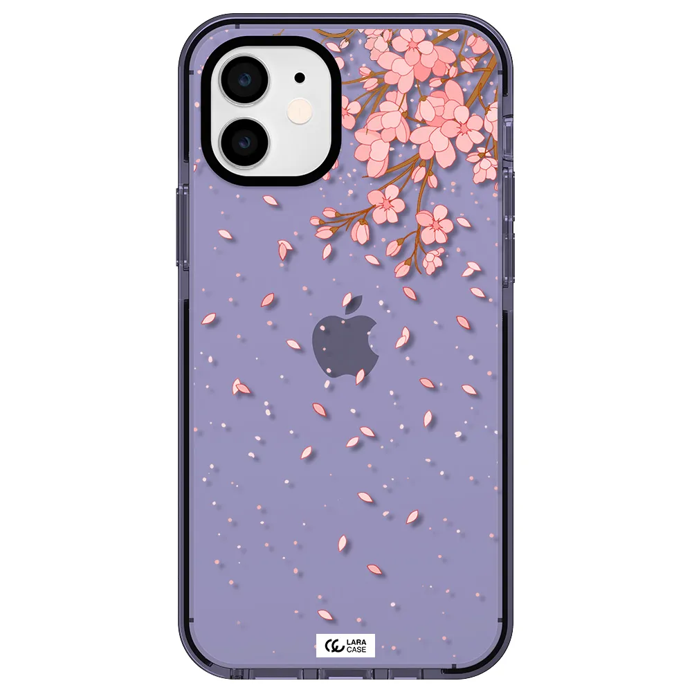 Sakura Fall Apple iPhone 11 impact Lilac Case