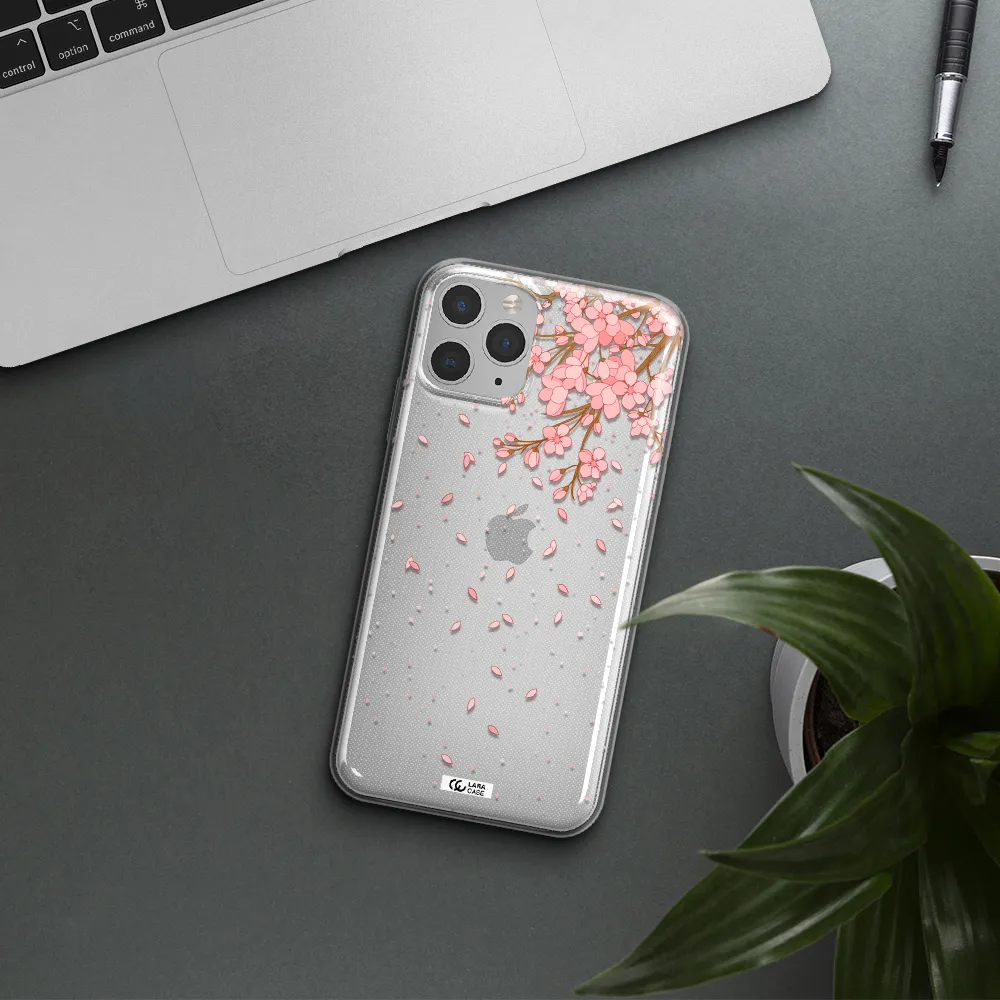 Sakura Fall Apple iPhone 11 pro Clear TPU Case
