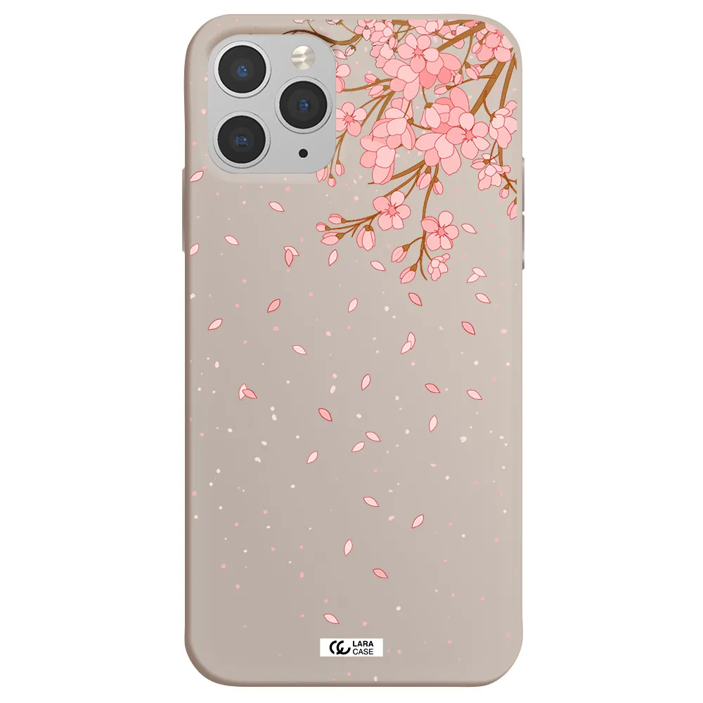 Sakura Fall Apple iPhone 11 pro max Silicone Stone Case