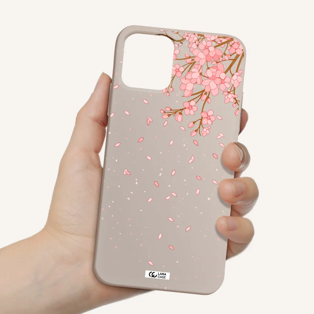 Sakura Fall Apple iPhone 11 pro max Silicone Stone Case