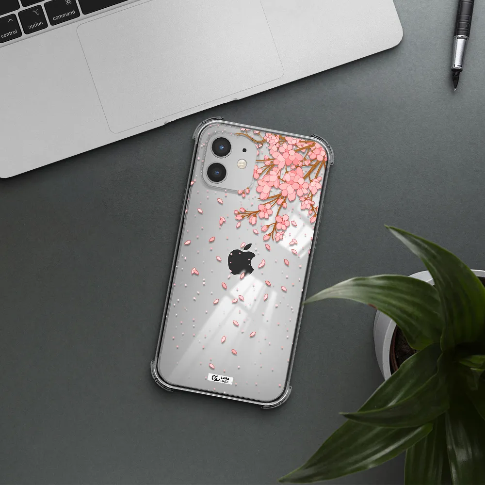 Sakura Fall Apple iPhone 12 Clear PC Case
