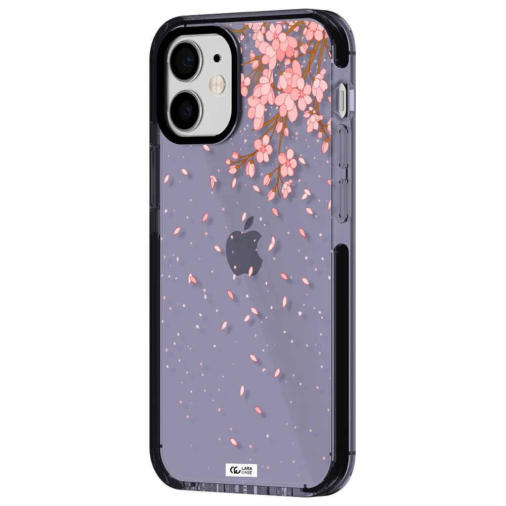 Sakura Fall Apple iPhone 12 mini impact Lilac Case