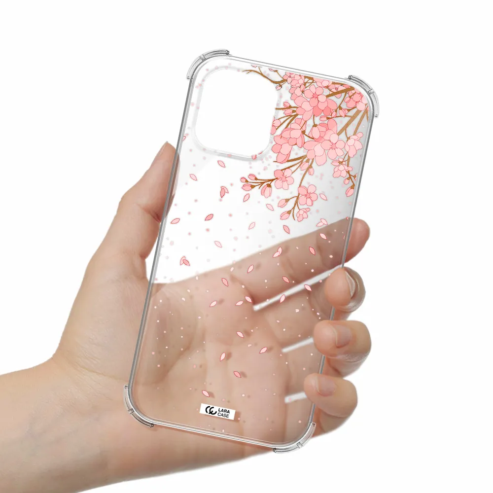 Sakura Fall Apple iPhone 12 pro max Clear PC Case