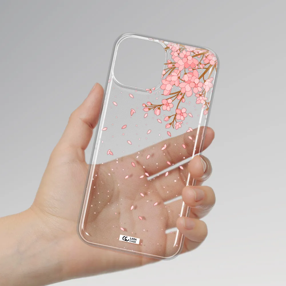 Sakura Fall Apple iPhone 13 Clear TPU Case
