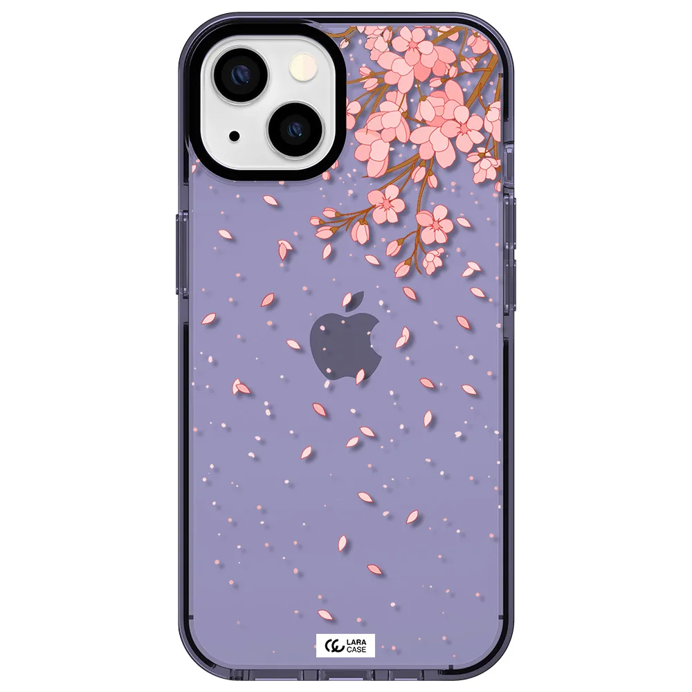 Sakura Fall Apple iPhone 13 impact Lilac Case