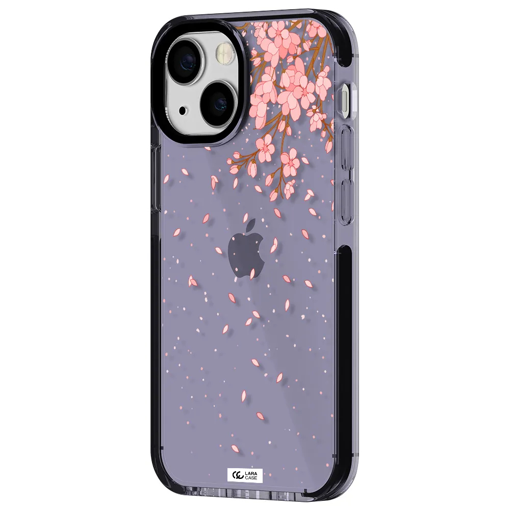 Sakura Fall Apple iPhone 13 mini impact Lilac Case
