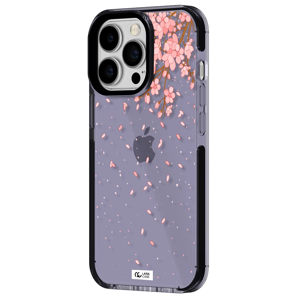 Sakura Fall Apple iPhone 13 Pro impact Lilac Case