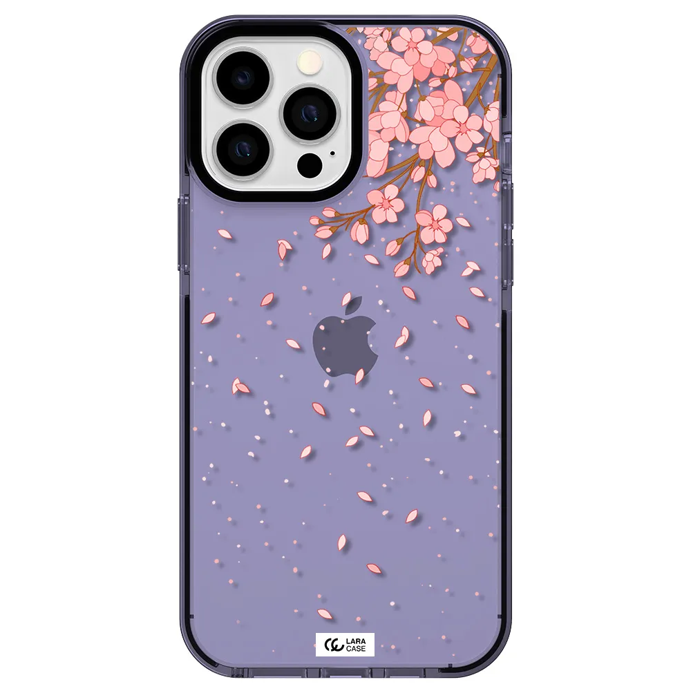 Sakura Fall Apple iPhone 13 Pro Max impact Lilac Case