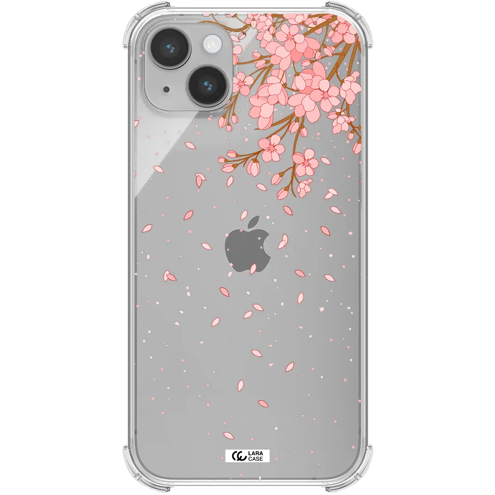 Sakura Fall Apple iPhone 14 Clear PC Case