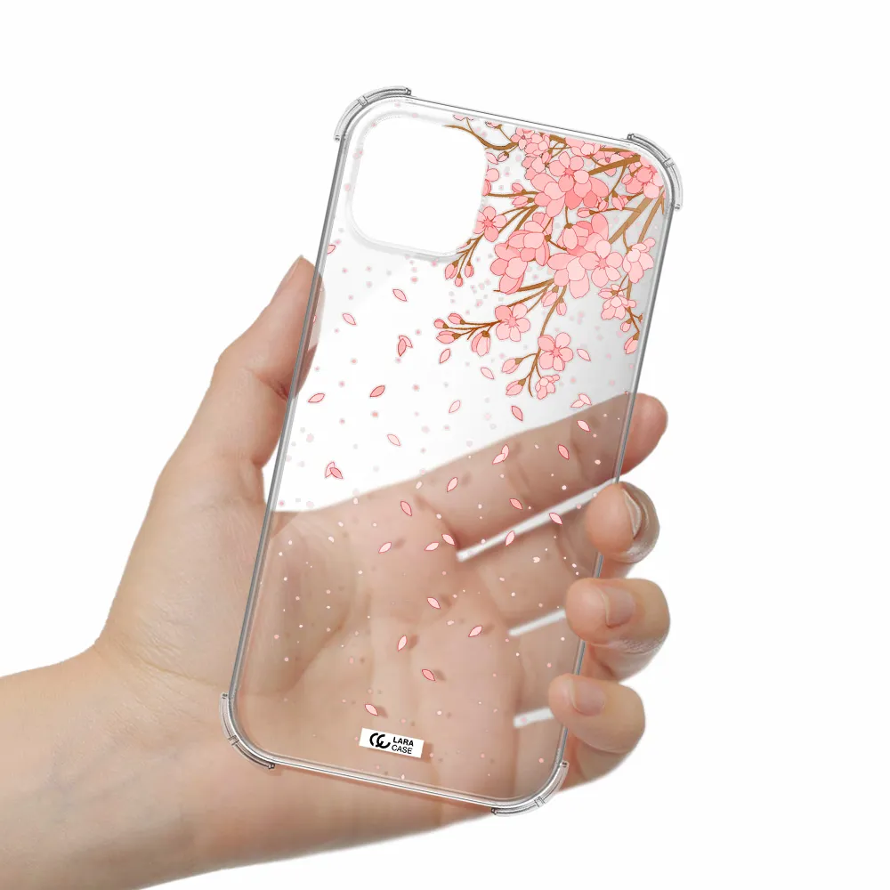 Sakura Fall Apple iPhone 14 Clear PC Case
