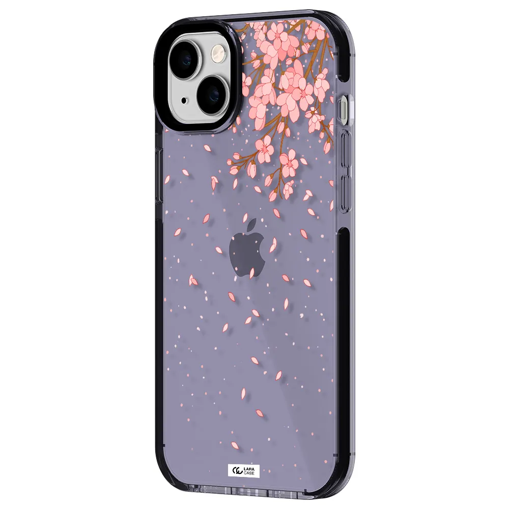 Sakura Fall Apple iPhone 14 plus impact Lilac Case