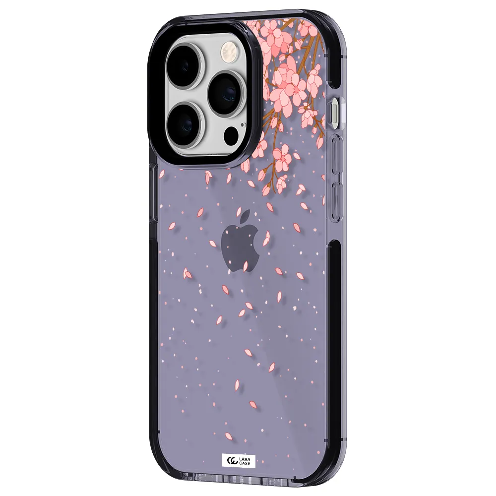 Sakura Fall Apple iPhone 14 pro impact Lilac Case