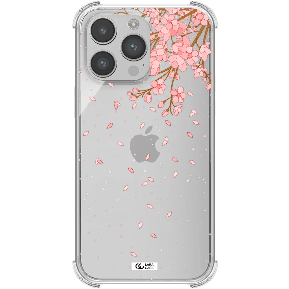 Sakura Fall Apple iPhone 14 pro max Clear PC Case