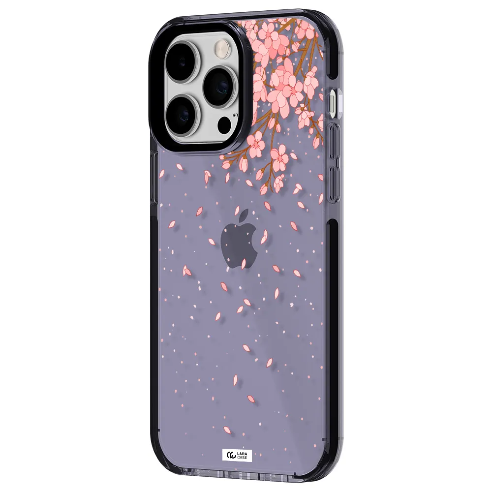 Sakura Fall Apple iPhone 15 Pro Max impact Lilac Case