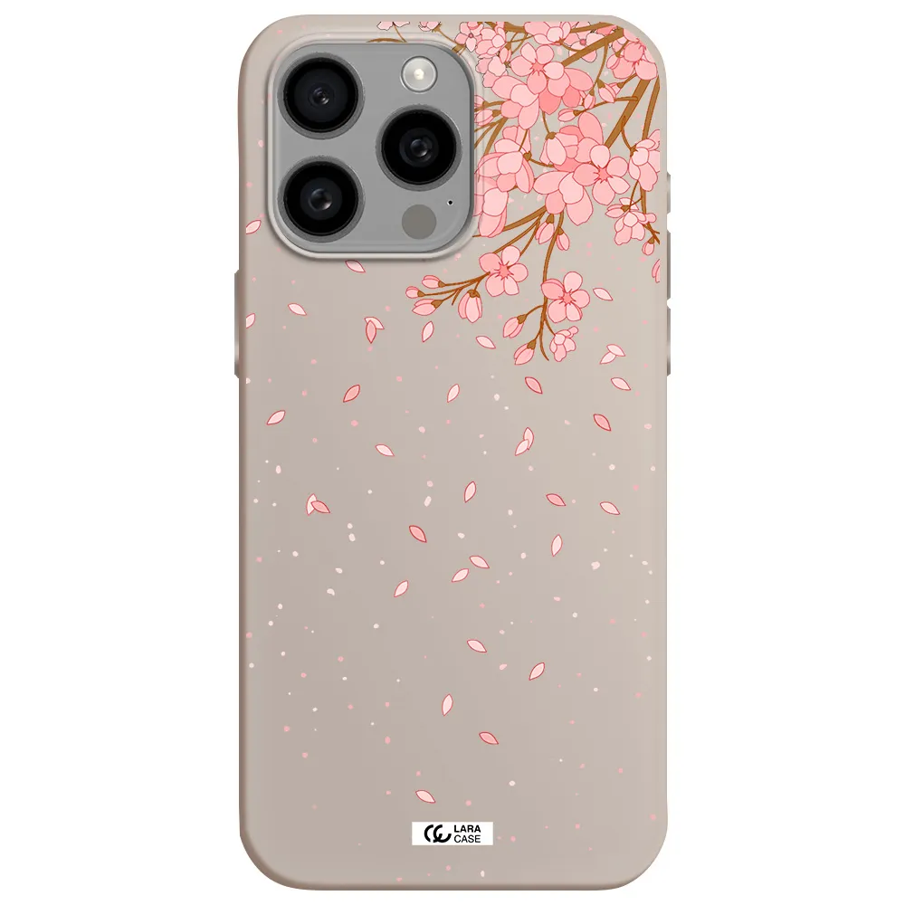 Sakura Fall Apple Iphone 15 Pro max Silicone Stone Case