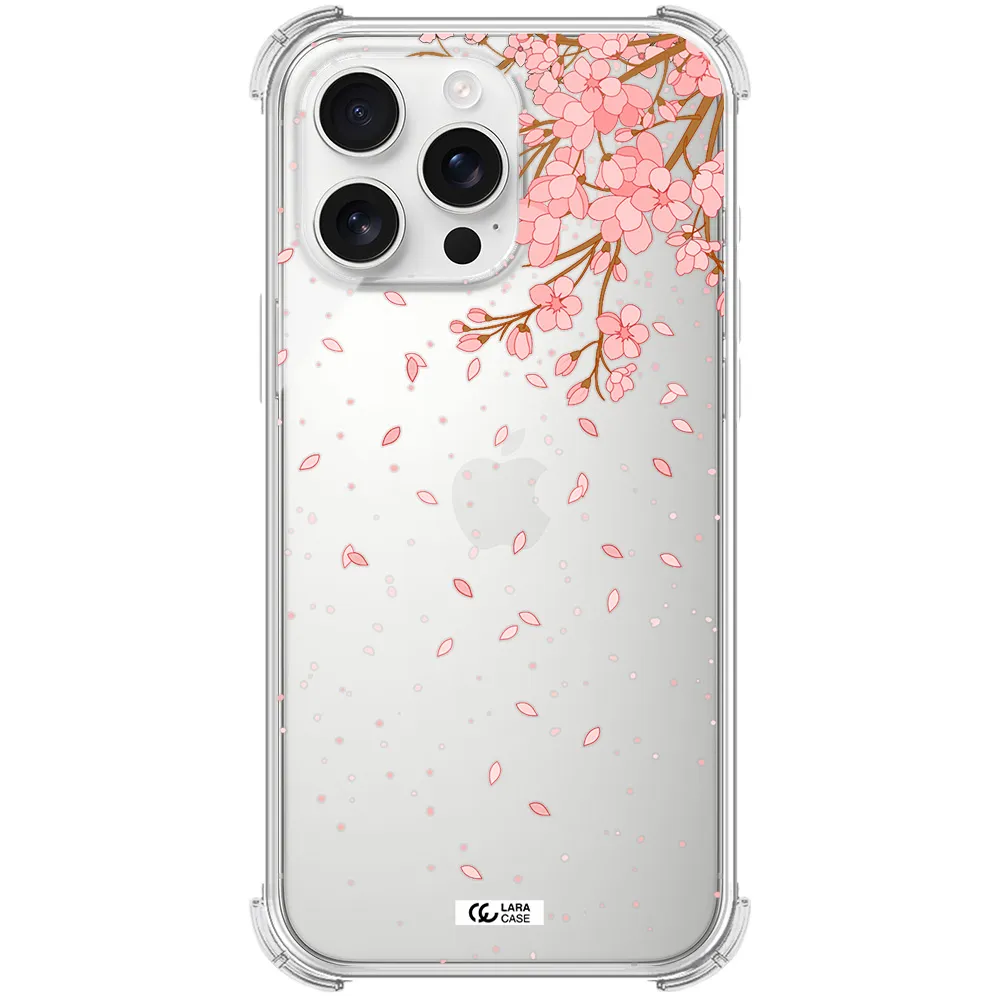 Sakura Fall Apple Iphone 16 Pro Max Clear Pc Case