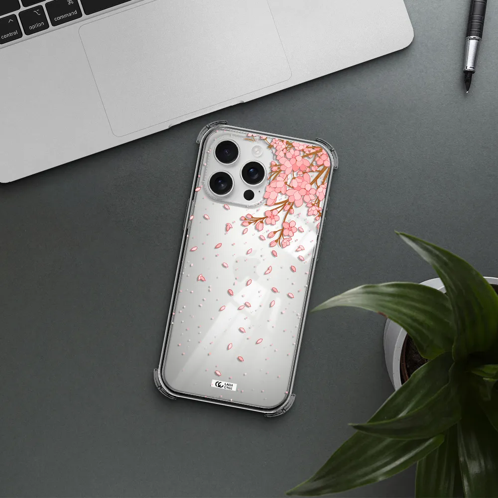 Sakura Fall Apple Iphone 16 Pro Max Clear Pc Case