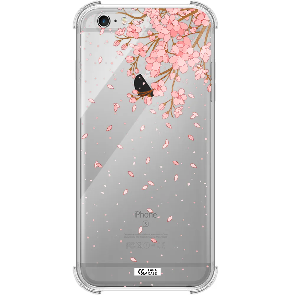 Sakura Fall Apple iPhone 6 plus Clear PC Case