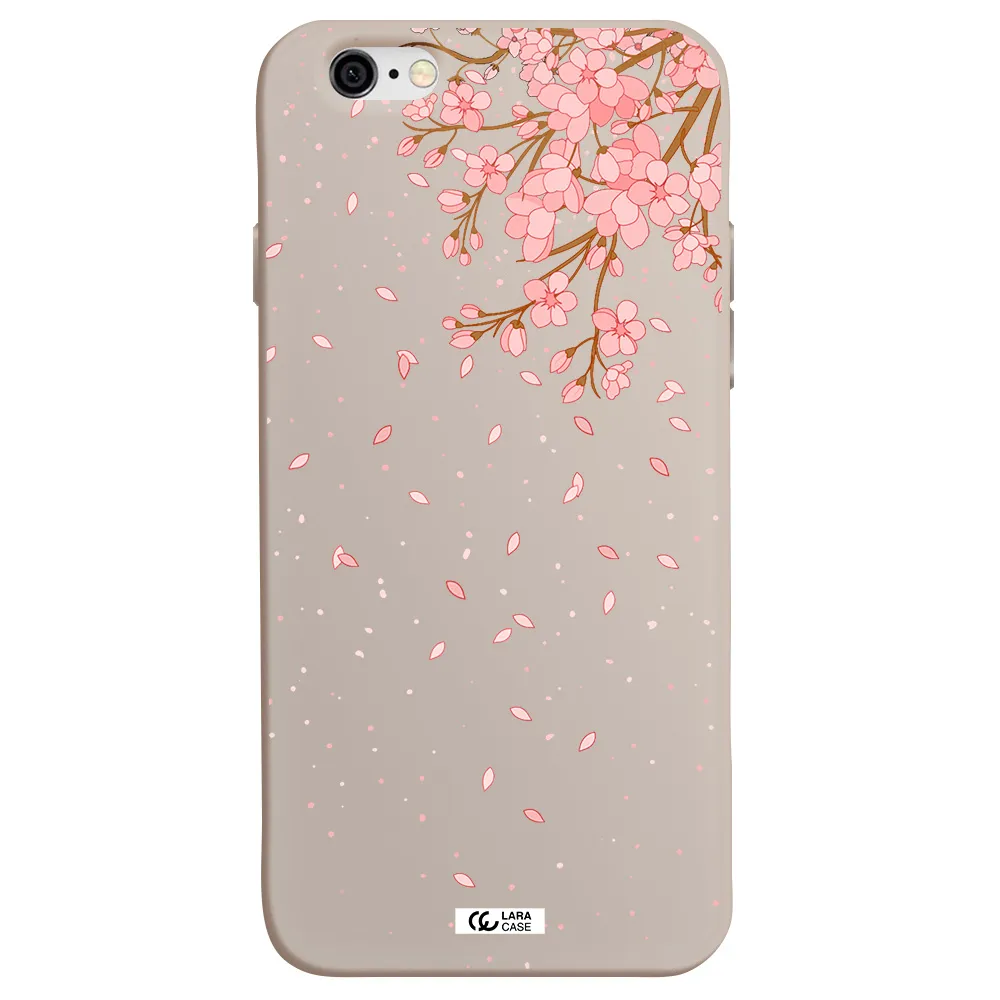 Sakura Fall Apple iPhone 6 Silicone Stone Case