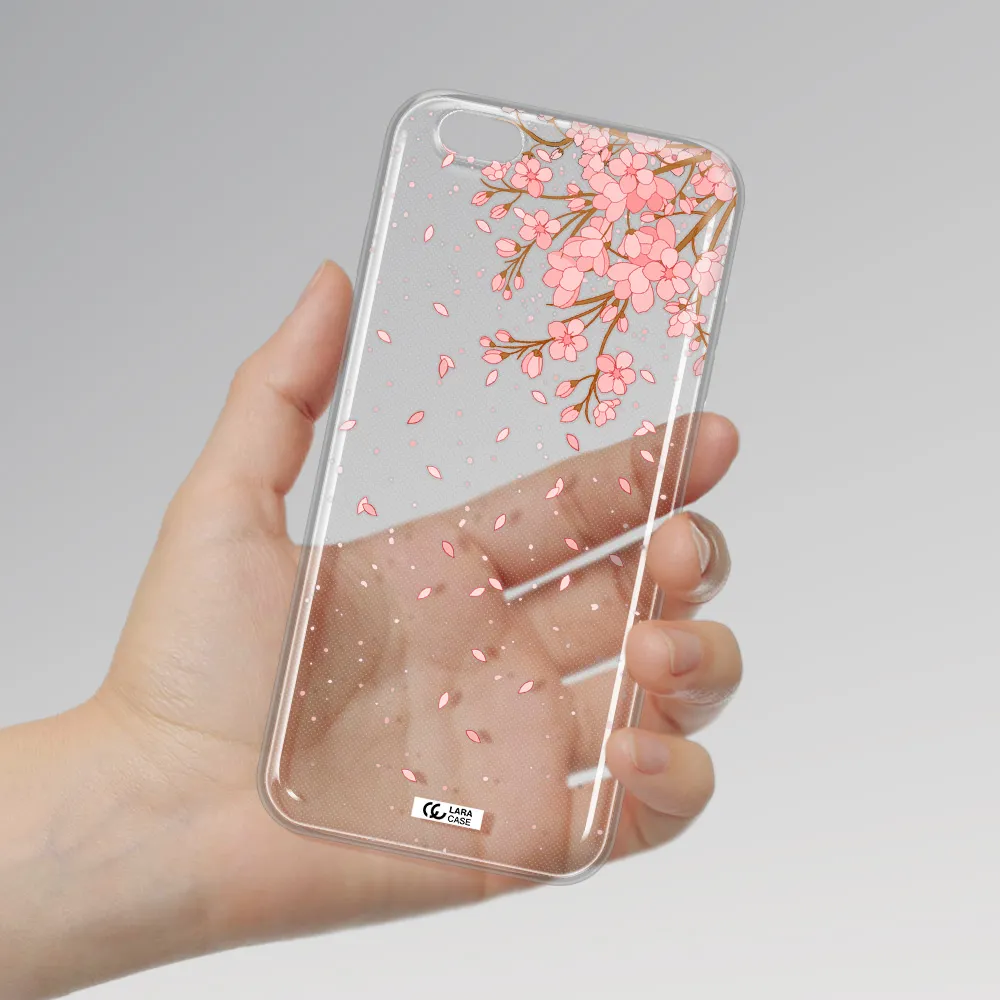Sakura Fall Apple iPhone 6S Clear TPU Case
