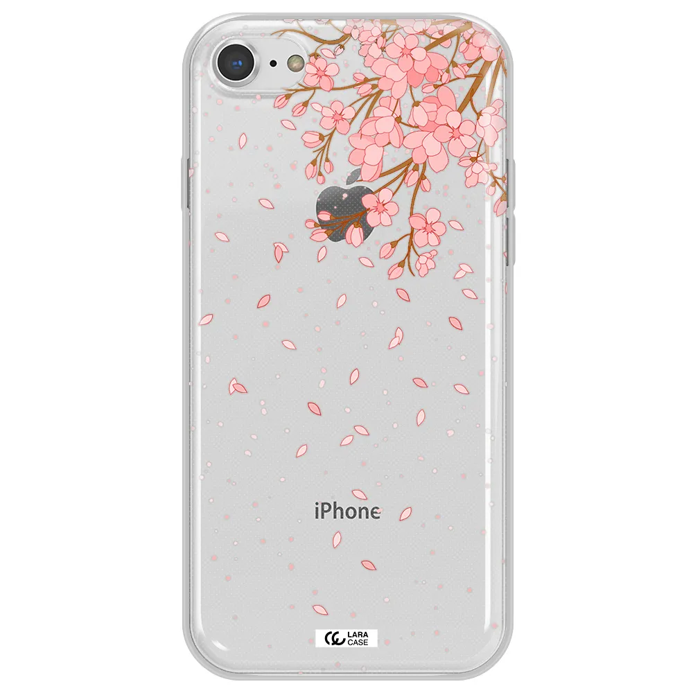 Sakura Fall Apple iPhone 8 Clear TPU Case