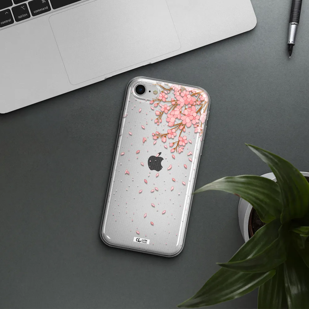 Sakura Fall Apple Iphone Se 2020 Clear Tpu Case