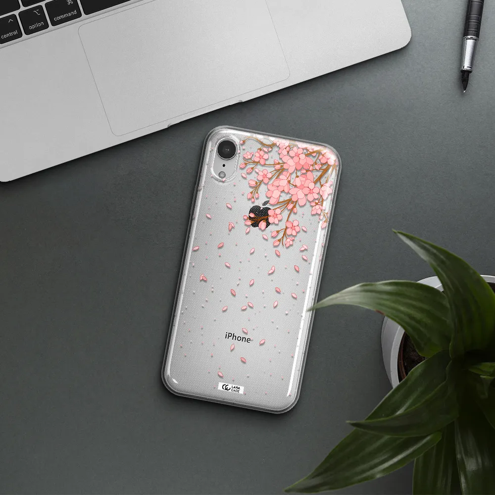 Sakura Fall Apple iPhone XR Clear TPU Case