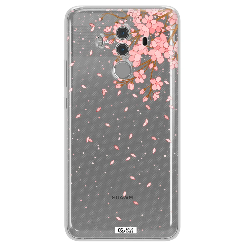 Sakura Fall Huawei Mate 10 Pro Clear TPU Case