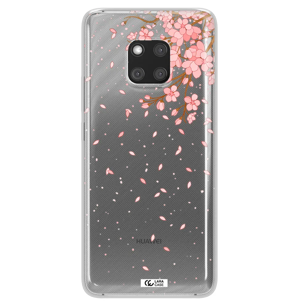 Sakura Fall Huawei Mate 20 Pro Clear TPU Case