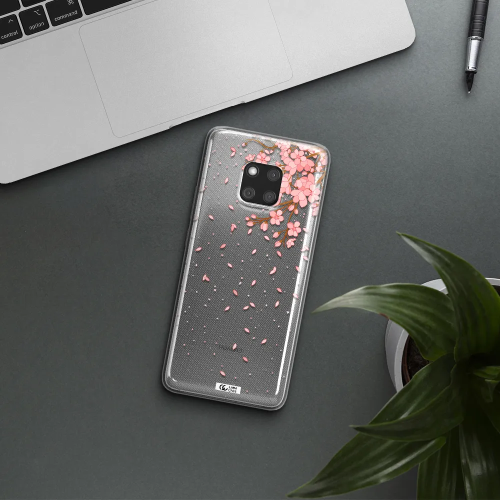 Sakura Fall Huawei Mate 20 Pro Clear TPU Case