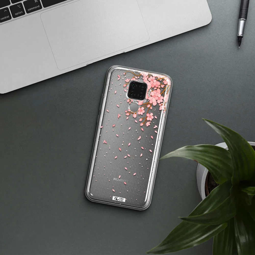 Sakura Fall Huawei Mate 30 Lite Clear TPU Case