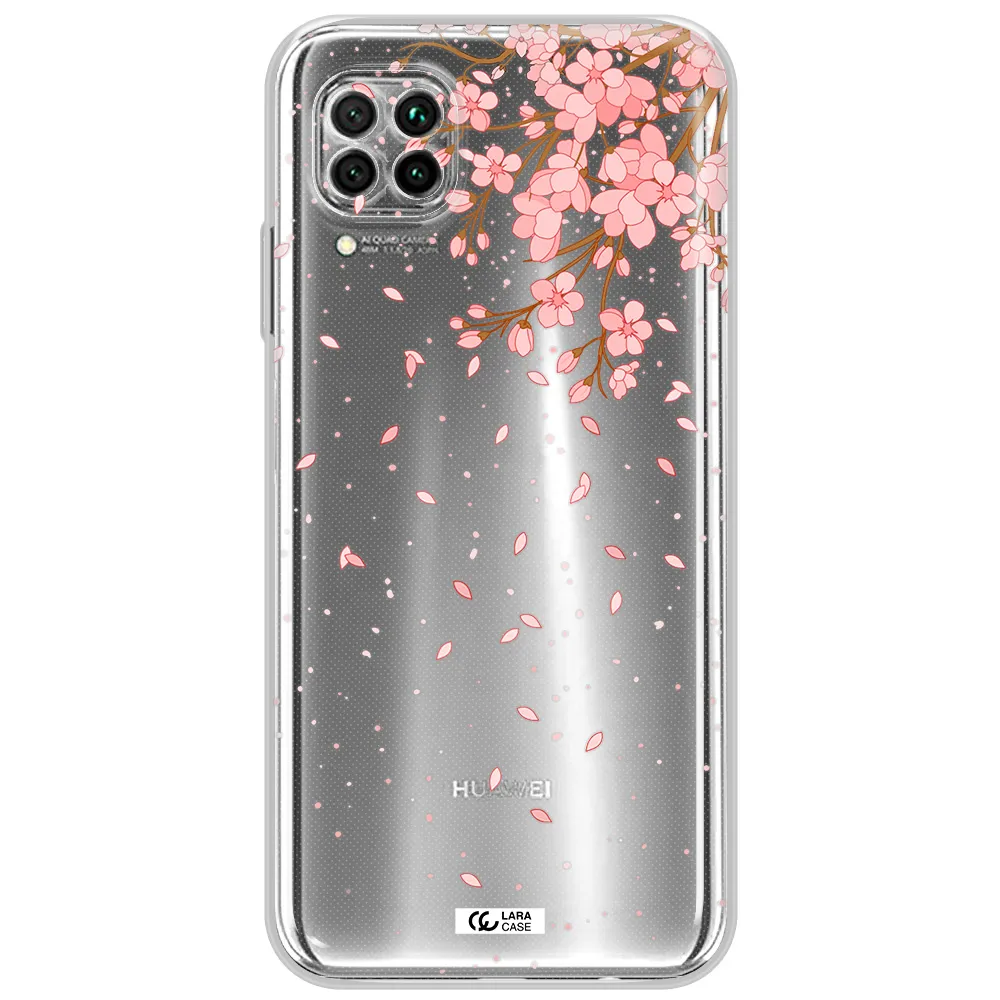 Sakura Fall Huawei Nova 7I Clear Tpu Case